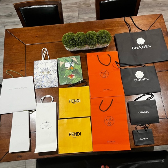 Handbags - Designer paper bags assortment